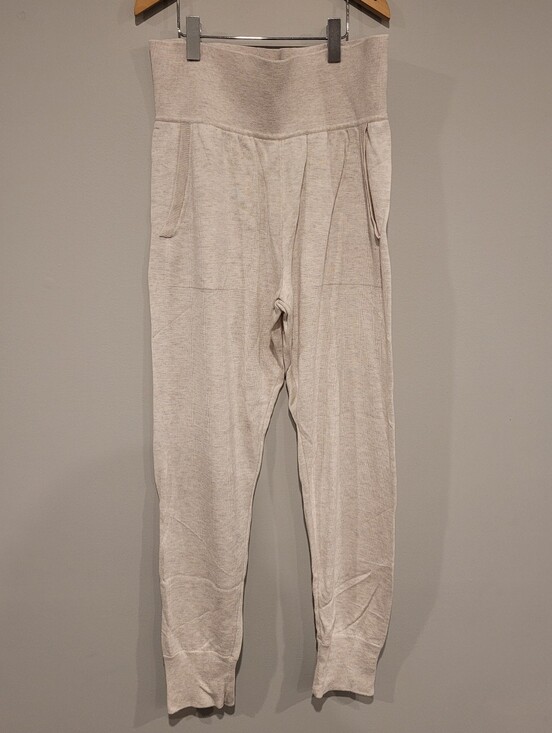 Athleta Pants - Athleta Daydream Sweater Sleep Joggers Heathered Oatmeal Size Small Petite
